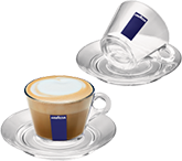 Trasparenza Cappuccino Cups Set