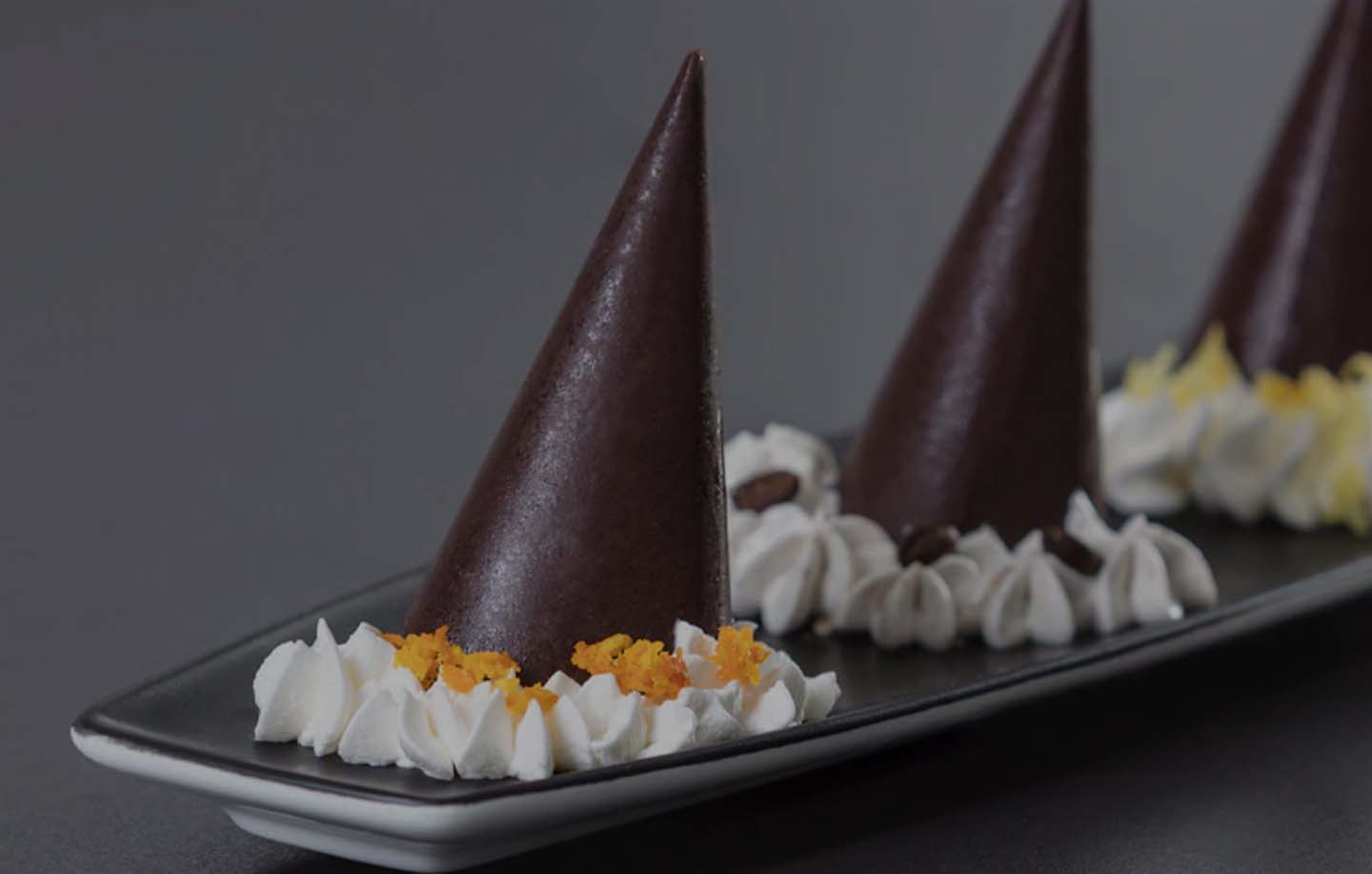 Coffee chocolate cones recipe