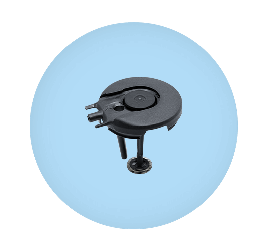 Lid with integrated Milk Frother for Lavazza Assoluta