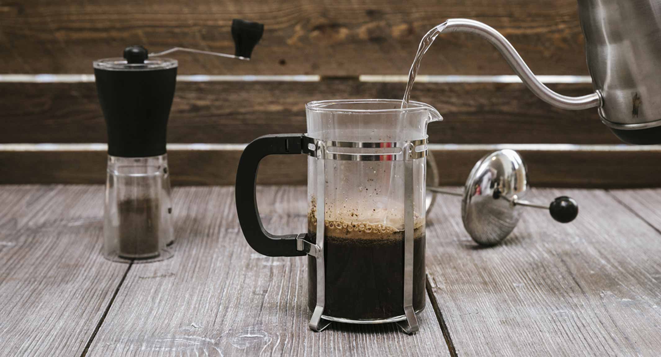 French Press travel coffee