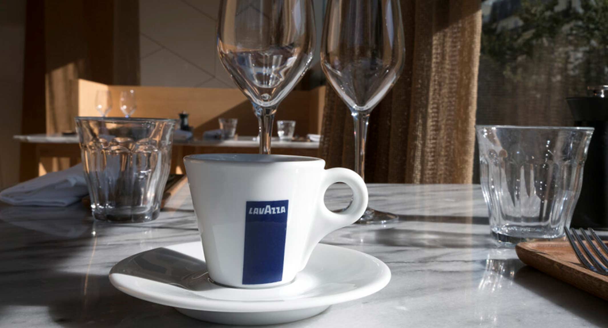 Lavazza coffee cup